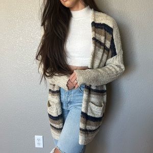 Cute Striped Brand New Cardigan